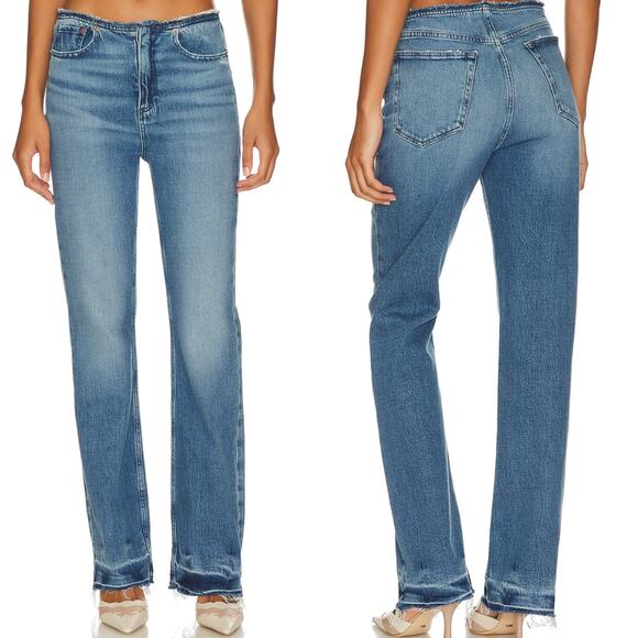 Rag & Bone Sz 29 Peyton Mid Rise Bootcut Medium Wash Jeans Misty WDD23P2928B7MI - Picture 1 of 11